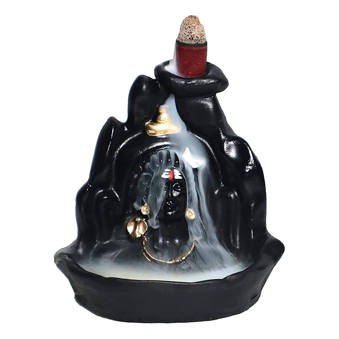 Lord Shiva Adiyogi Statue with 51 Backflow Dhoop Cones